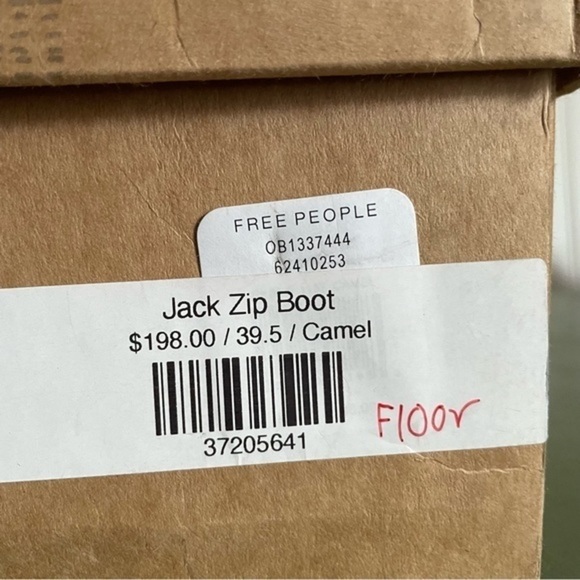 NWT Free People JACK ZIP Ankle Boots in Camel Leather *Spain* - Picture 13 of 16